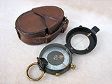 1914 Henry Hughes WW1 British Army Verners MK VII pocket compass with case